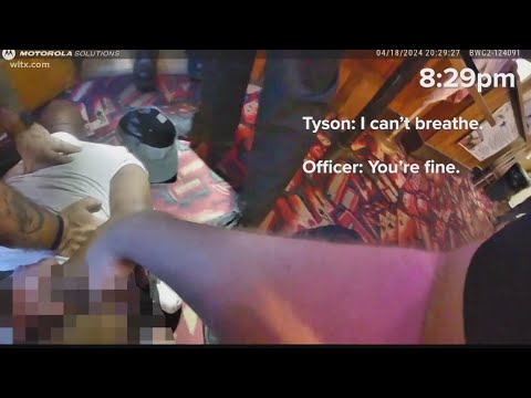 Canton, Ohio police bodycam video of Frank Tyson's death