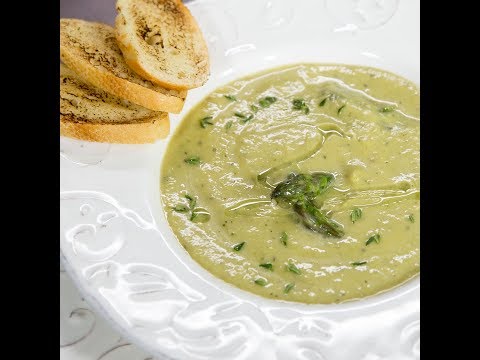 Asparagus and Zucchini Cream Soup