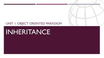 Unit 1 Object Oriented Paradigm | Inheritance