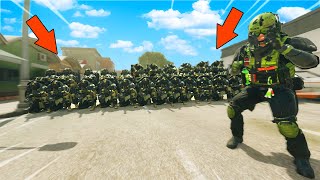 ALL 28 OF THEM ATTACKED ME WITH JUGGERNAUT SUITS AT THE SAME TIME!! HIDE N' SEEK ON MODERN WARFARE 2