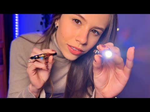 ASMR DESTRAVANDO SEUS NERVOS CRANIANOS PRA UM RELAXAMENTO COMPLETO