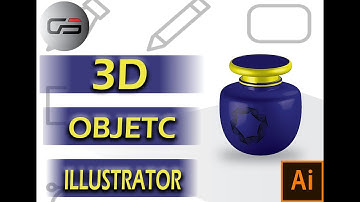 How to create 3D objects in adobe Illustrator, [Urdu / Hindi].
