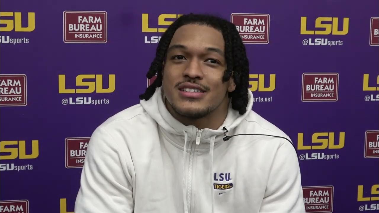 LSU safety Greg Brooks talks Tiger spring football YouTube
