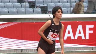 第43回ジュニアオリンピック A女子(中3) 走高跳