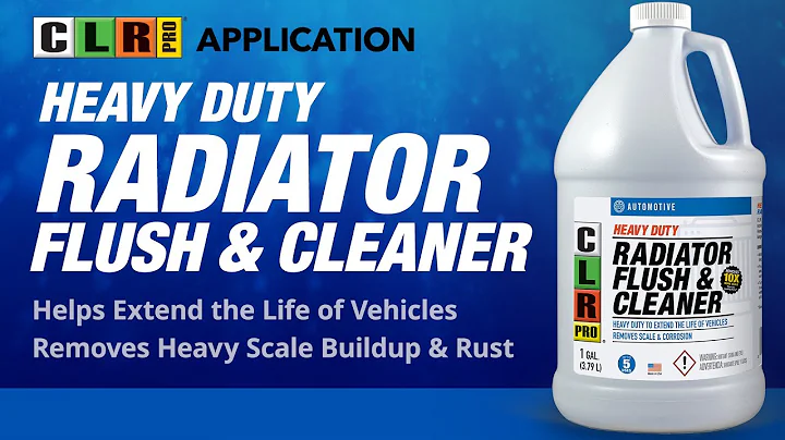 CLR PRO® HEAVY DUTY RADIATOR FLUSH & CLEANER APPLICATIONS