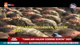 Tankı Ateş Ede Ede Halkın Üzerinde Sür Emrine Süper Cevap-Barış Dedebağı(Hd İzle)