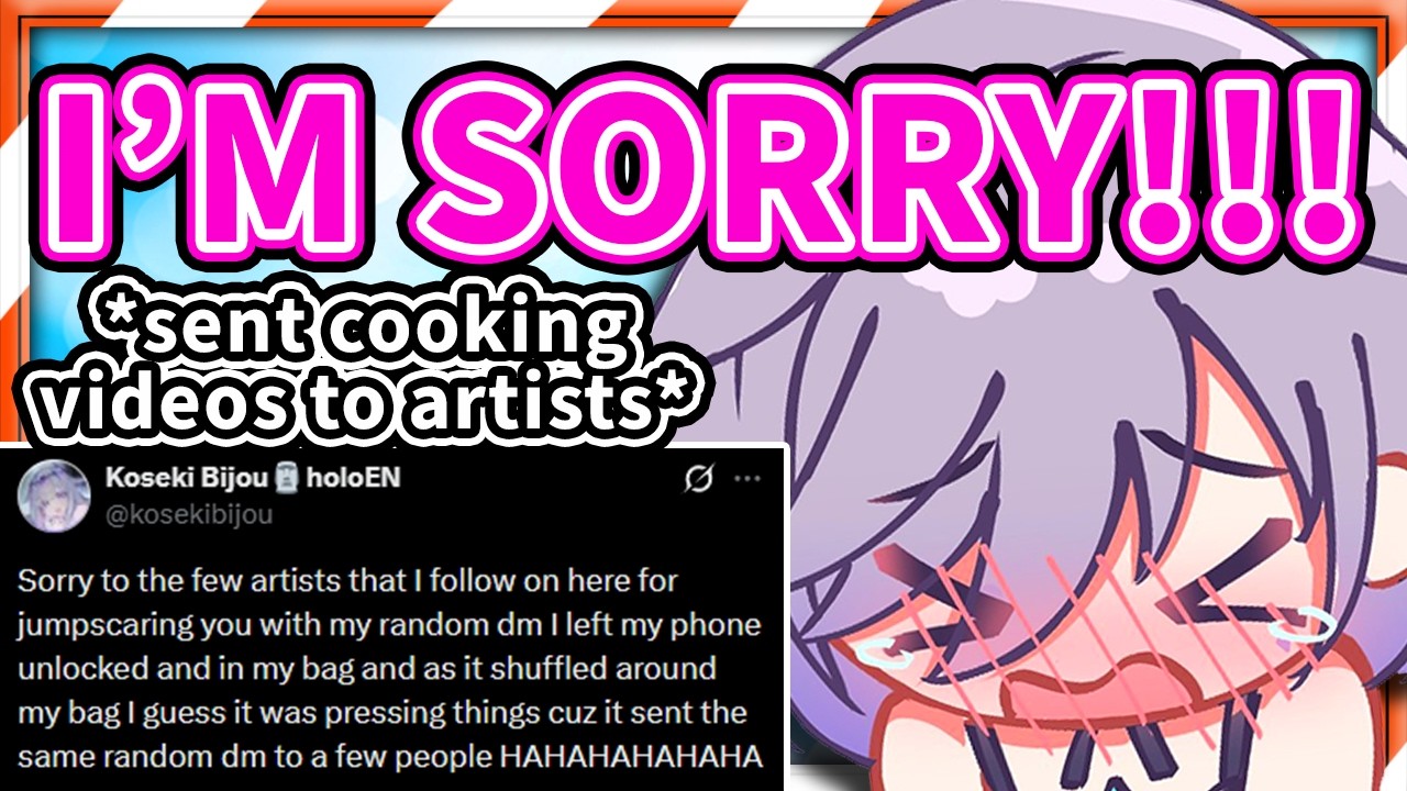 Biboo Accidentally Sent Random DMs on Twitter 【Koseki Bijou / HololiveEN】