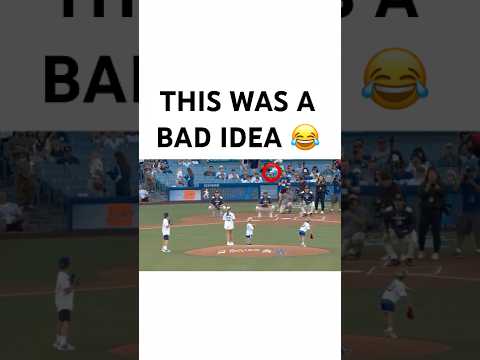 first pitch gone wrong 😂