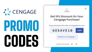 Cengage Promo Codes - TOP Discount Codes 2025