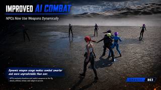 Improved AI Combat | NPCs Now Use Weapons Dynamically