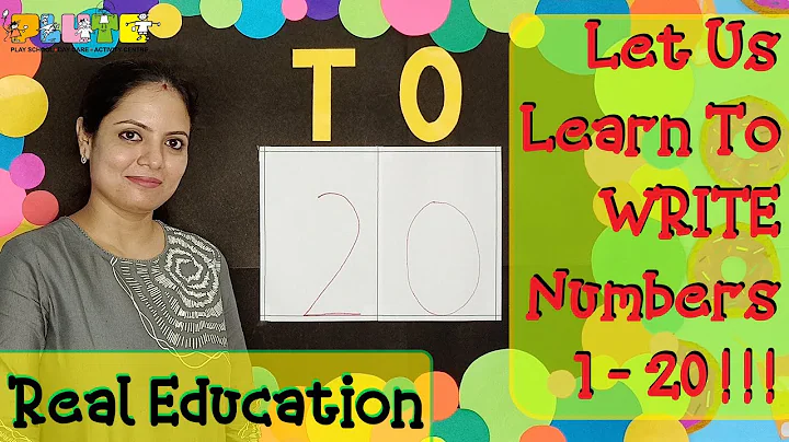 How to Write the Numbers 1-20 ? Writing Numbers 1-20 for Nursery | 123 Number Writing by Teacher