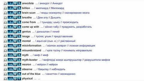 Action 10  Module 1  Myth Busters  Words p  12