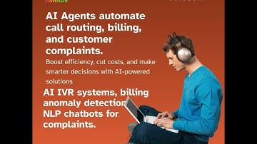 AI Agents automate call routing, billing, and customer complaints.