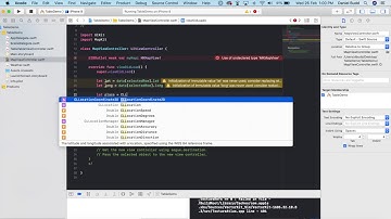 27 Mobile App Development: Adding displaying data in a Map from TableView