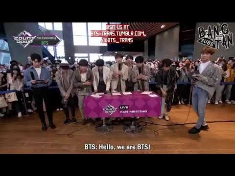 180531 M! Countdown - Bts Mini Fanmeeting