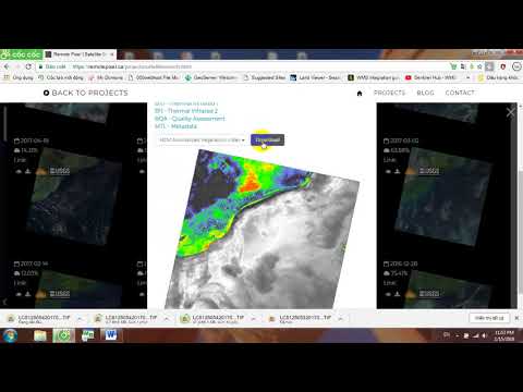 Hướng dẫn tải ảnh Sentinel 2A và Landsat 8 năm 2018