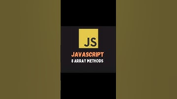 Master Javascript Array Methods in 8 Simple Steps with this Guide! #feedshorts #coding #javascript