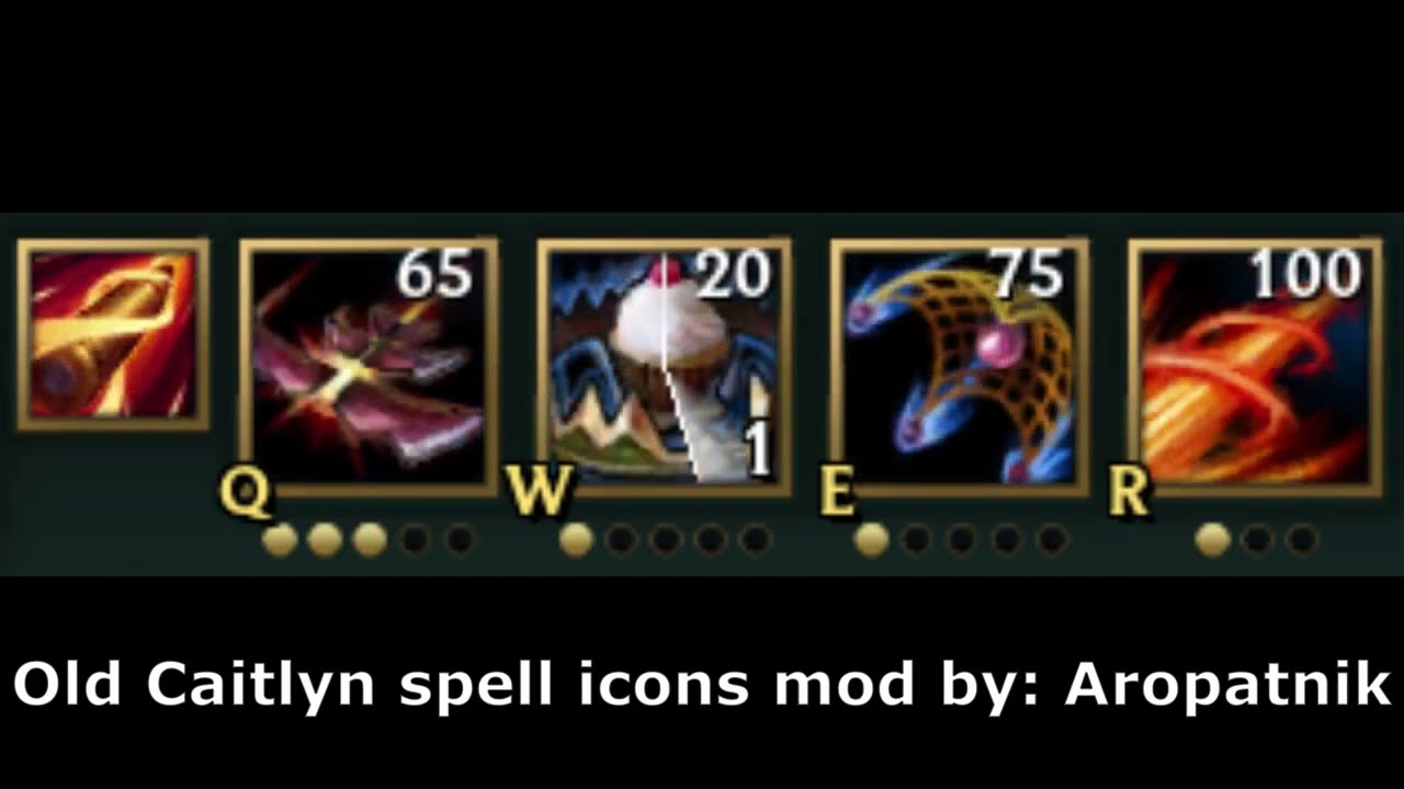 Caitlyn old spell icons 