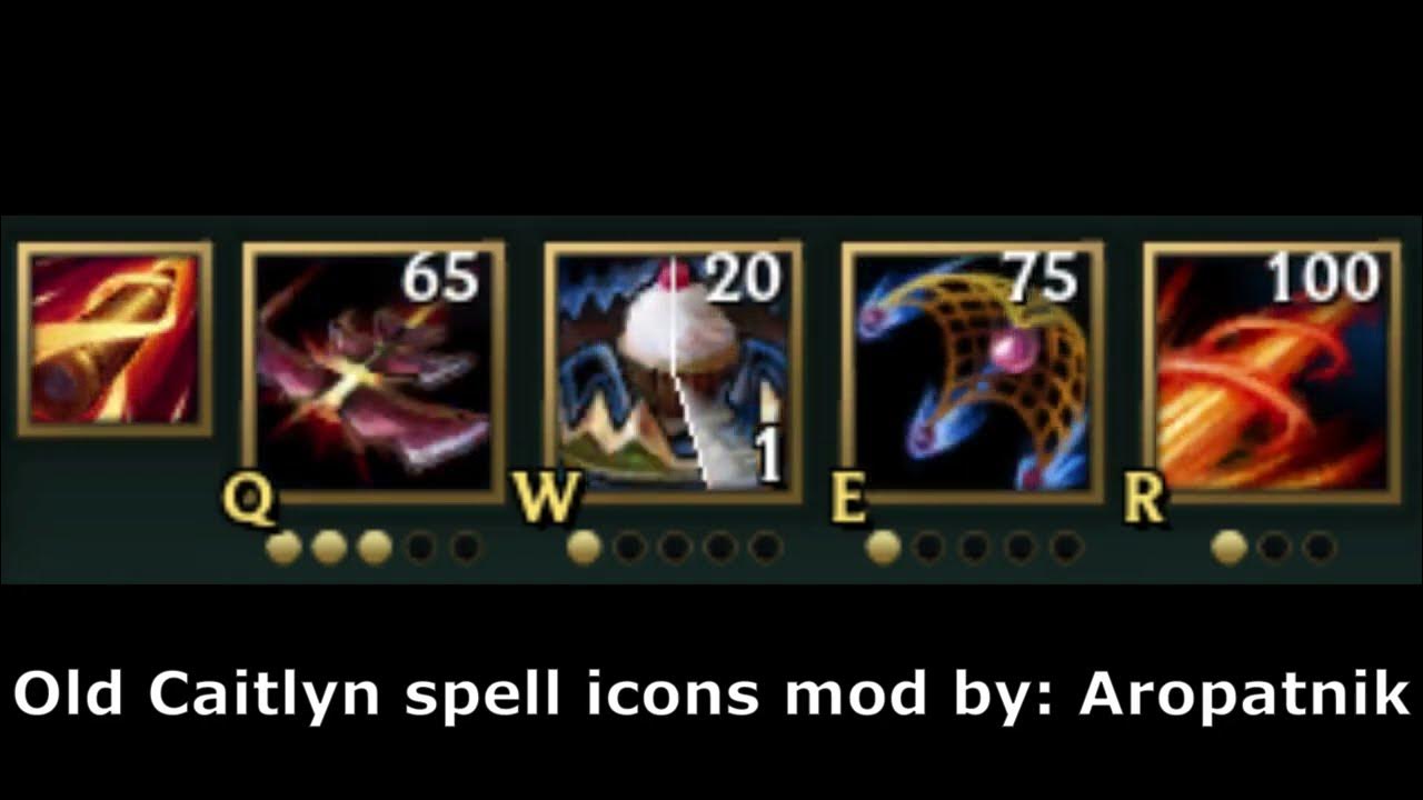 Caitlyn old spell icons 