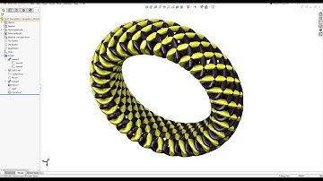 Wowen Mesh Ring SolidWorks Modelling