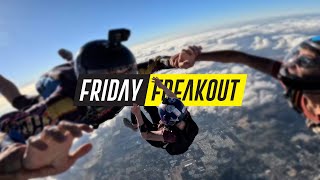 Friday Freakout: Nearly Fatal Skydive Collision From (Plant-Based) Meat Missile