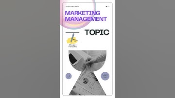 Marketing management Topics for MBA/BBA/PGDM #learning #marketingmanagement #topics