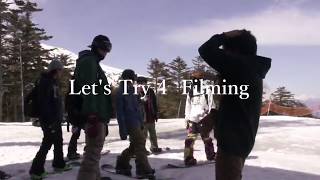 【DVD　making　movie★Let's Try4 DVD メイキング第二弾！】グラトリ　初心者　snowboarding