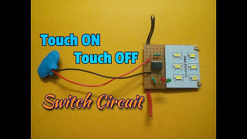 Touch ON/Touch OFF Switch..Simple Touch ON/Touch OFF Circuit..Using 555 Timer IC...