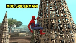 JADI SPIDERMAN DI GTA SAN ANDREAS! (Mod Spiderman)