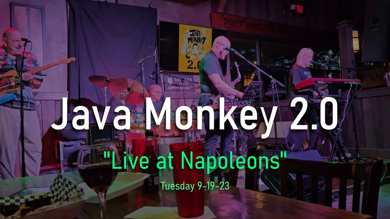 JAVA MONKEY 2.0 "Live" at Napoleons 9-19-23 - "Moondance" (cover)