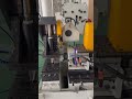 Chamfering without splitting, material precision visible. #machine #chamfer #factory  #automobile