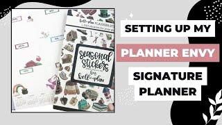 setting up my plannerenvy signature planner for 2024