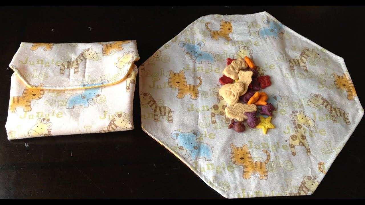 Tutorial Sandwich wrap / Snack bag / Placemat YouTube