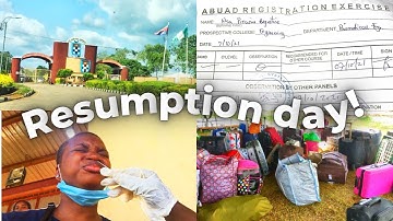 My Resumption Day In Abuad | a mini guide | vlog