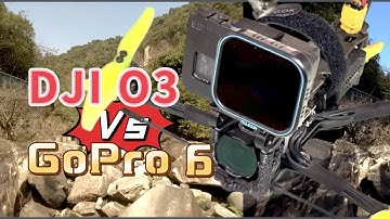 DJI O3 | GoPro 6 | comparison | GyroFlow |
