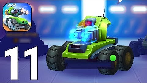 Tanks A Lot - 3v3 Brawls Gameplay Walkthrough Part 11 - Taser Headhunt MVP [iOS/Android]