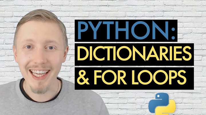 PYTHON DICTIONARIES & FOR LOOPS (Beginner's Guide to Python Lesson 8)