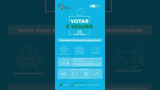 Publicidade: Votar nas autárquicas é seguro!