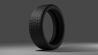 Modelling Car tires in blender (Using just a plane!)
