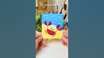 Creative DIY for Making the Crab 🦀 #shorts #creative