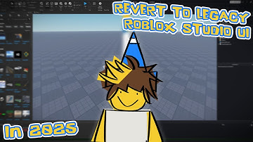 How to Revert to the old Roblox Studio UI in 2025