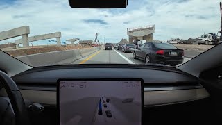 Tesla FSD 12.3.4 gets no attention from State Trooper
