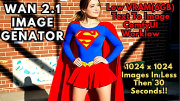 FAST AI Image Generation with WAN 2.1 Video Models - Full ComfyUI Tutorial