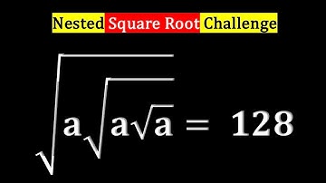 Excellent Nested Square Root Challenge - Maths Olympiad! #education #learnmath #maths