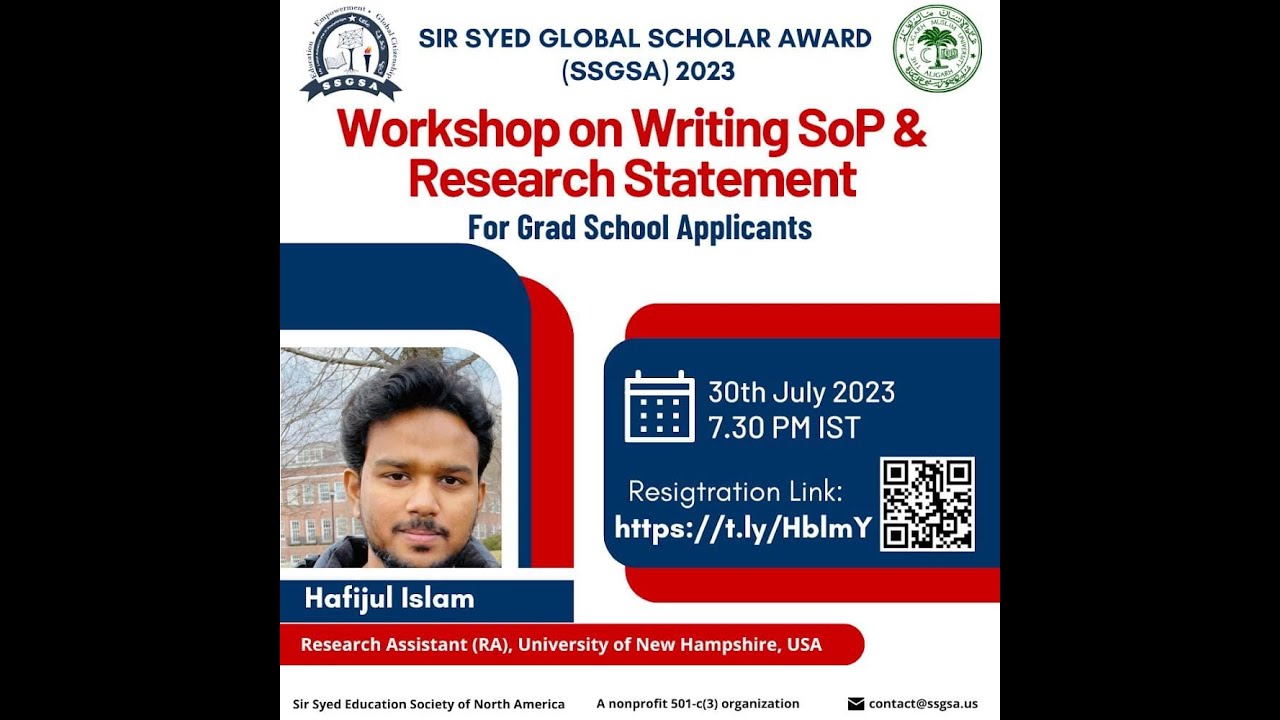 Grad Application: Writing an effective Statement of Purpose (SoP)