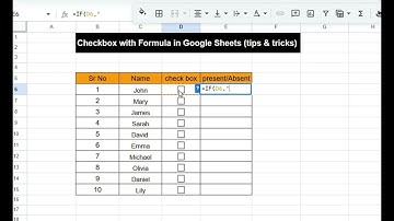 Checkbox with Formula in Google Sheets (tips & tricks) #shorts