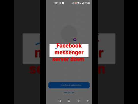 Facebook messenger server down