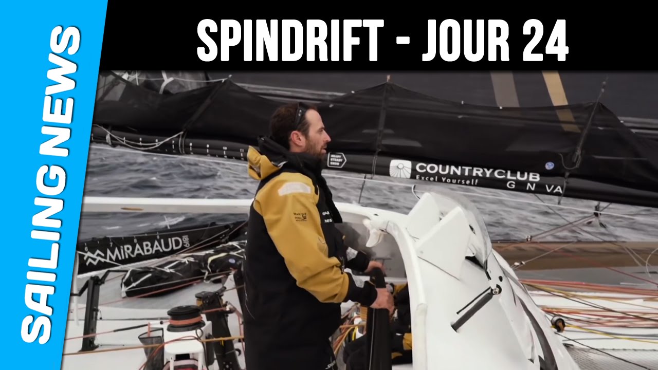 Spindrift - Trophée - Jules Verne - Jour 24 - Antimeridian