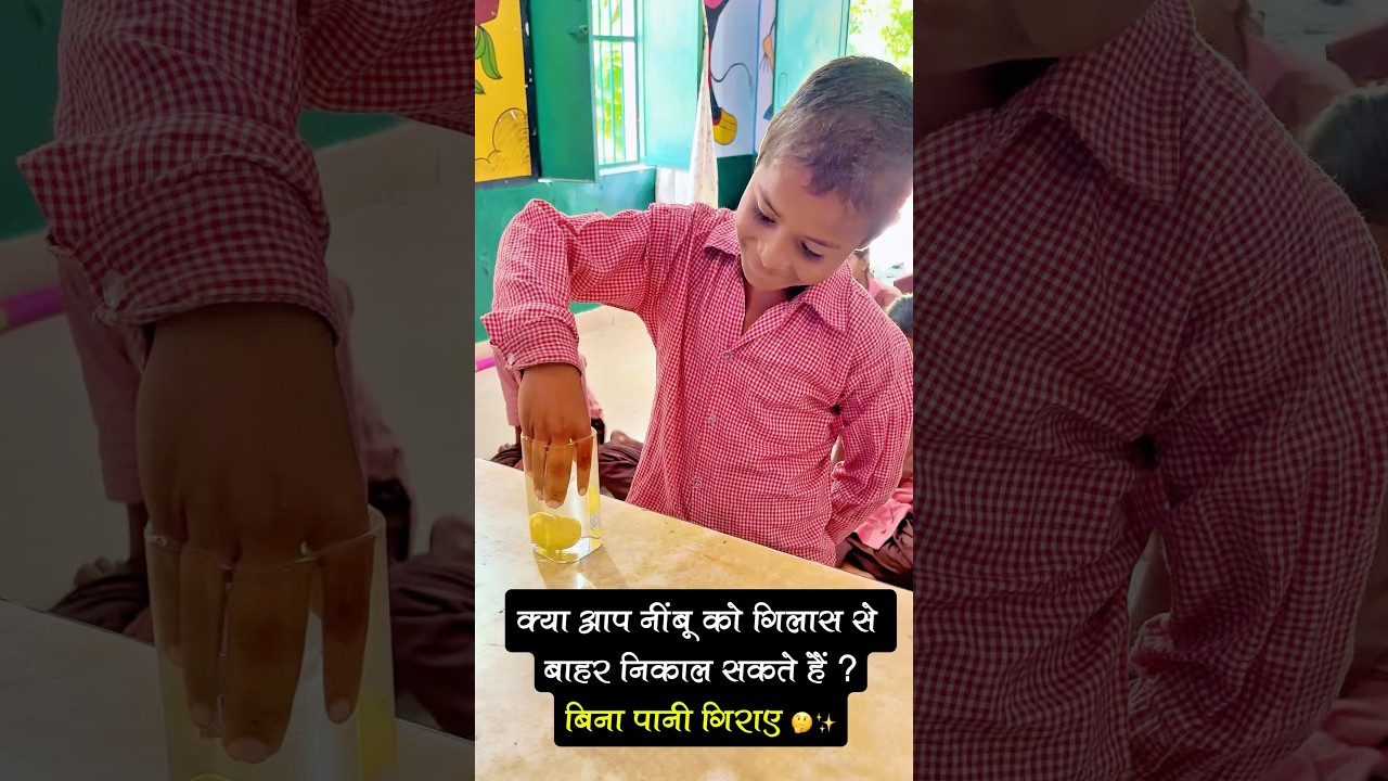 No Spill Lemon Challenge 🍋💧 | Fun Science Activity for Students 