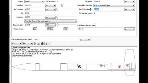 TARC Tutorial 5 - Adding a New Parachute to RockSim